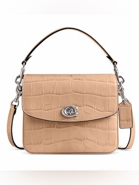Embossed Croc Leather Cassie Crossbody 19